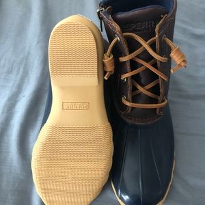 Sperry duck boots! NEVER WORN!